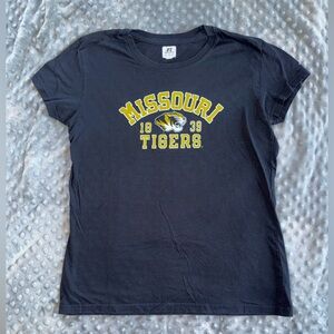 Russell Athletic Kids Black and Yellow Missouri Tigers Tee